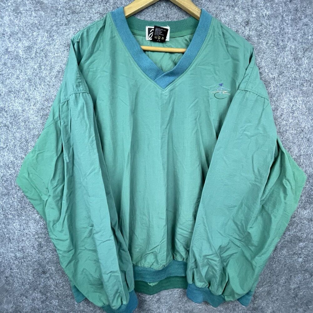 Vintage‎ Jantzen Golf Windbreaker Mens Extra Large Green Jacket Classic 90s
